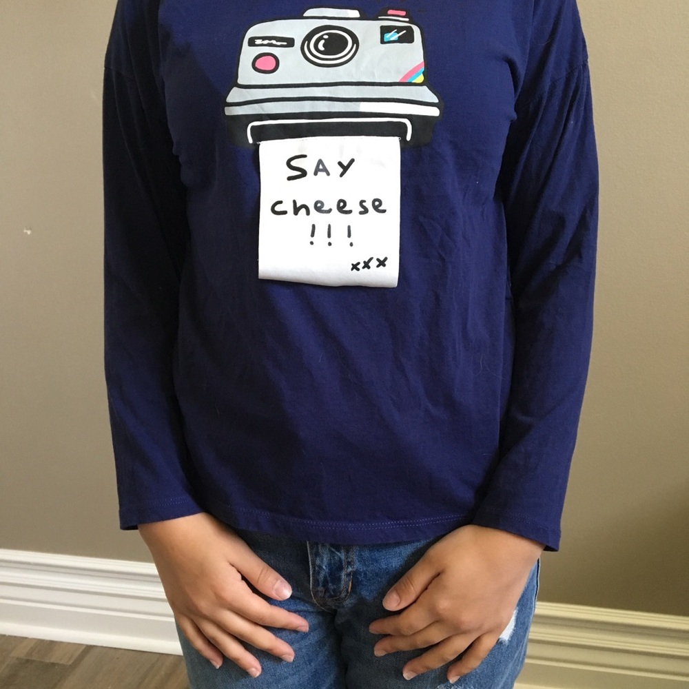 Kids Zara long sleeved fashionable and trendy tee